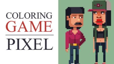 Coloring Game Pixel Free Download alphagames4u